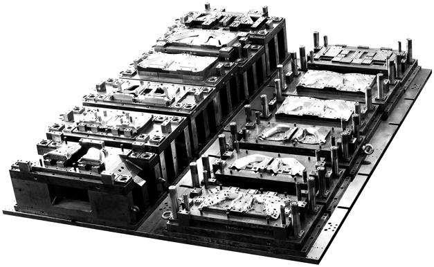 多工位級進模 多工位級進模